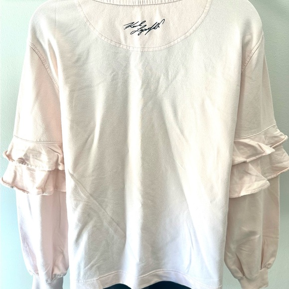 Karl Lagerfeld Eifel Tower Crewneck Sweatshirt XS - Picture 6 of 8